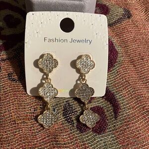 Gold and Silver Fashion Jewelry Earrings